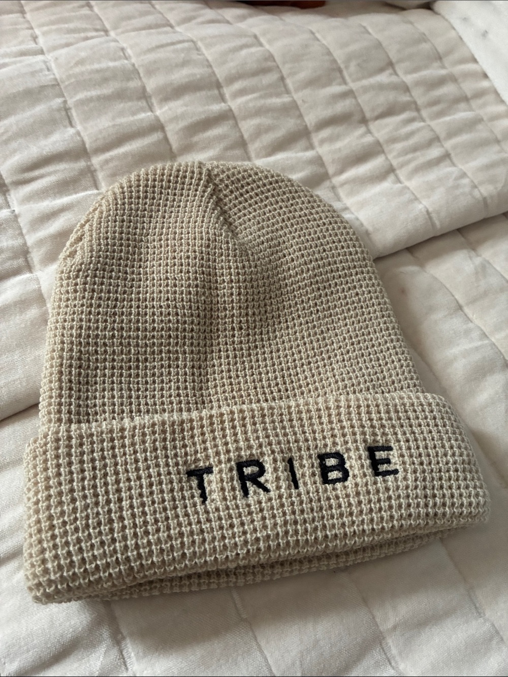 OG Tribe Kelley Nashville Cream Knit Beanie Hat
